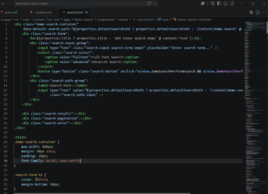 search component