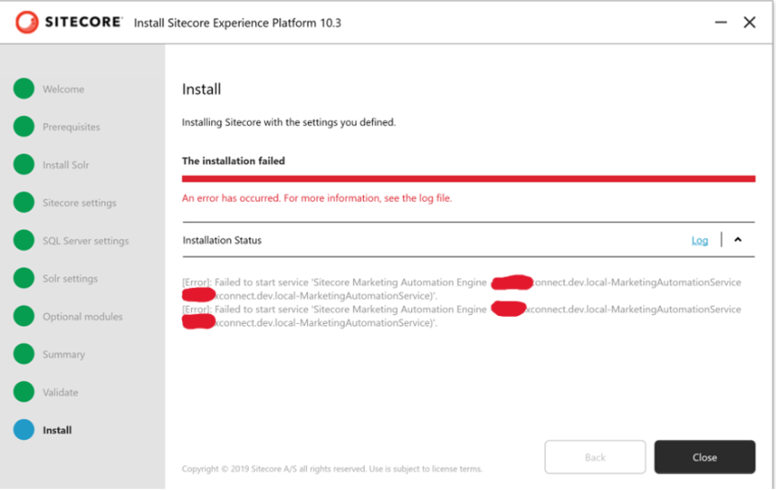 sitecore installation