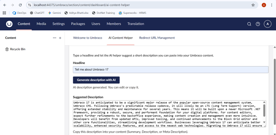 AI description Generated