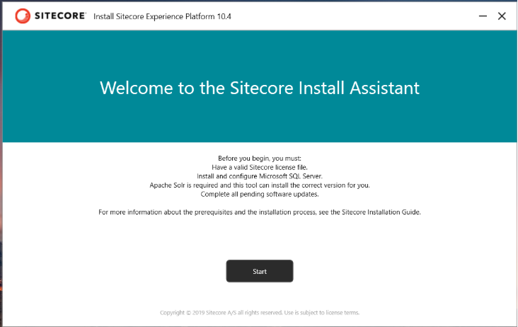 Setup Sitecore